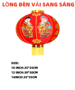 LỒNG ĐÈN VẢI NHUNG TRANG TRÍ TẾT SSLDN-109