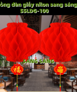 LỒNG ĐÈN GIẤY NILON TRANG TRÍ SSLDG-100