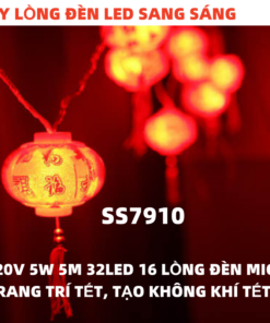 DÂY LỒNG ĐÈN LED TRANG TRÍ TẾT SS7910
