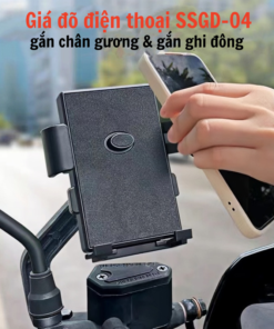 Giá đỡ điện thoại xe máy SSGD-04, giá đỡ chất liệu nhựa, đơn giảm dễ lắp