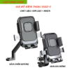 Giá đỡ điện thoại xe máy SSGD-05, giá đỡ chất liệu nhựa và chân kim loại, gắn chân gương và gắn ghi đông, đơn giảm dễ lắp