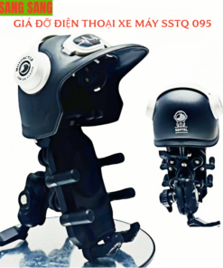 Giá đỡ điện thoại xe máy SSGD-095, giá đỡ điện thoại có mũ che mưa che nắng, có đệm cao su giảm sốc chống rung,có khóa chống trộm đảm bảo an toàn