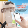 giá đỡ điện thoại xe máy SSGD-318, giá đỡ có mũ che mưa che nắng, có khóa chống rơi điện thoại gắn chân gương và gắn ghi đông