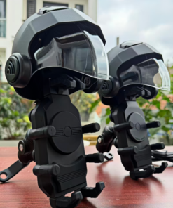 Giá đỡ điện thoại xe máy SSGD-096, giá đỡ điện thoại có mũ che mưa che nắng, có đệm cao su giảm sốc chống rung,có khóa chống trộm đảm bảo an toàn