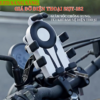 Giá đỡ điện thoại xe máy SSGD-182, giá đỡ có đệm cao su giảm sốc chống rung, có túi khí chống va đạp điện thoại , gắn chân gương và gắn ghi đông