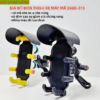 Giá đỡ điện thoại xe máy SSZX-315, giá đỡ có đệm cao su giảm sốc chống rung,có mũ che mưa che nắng